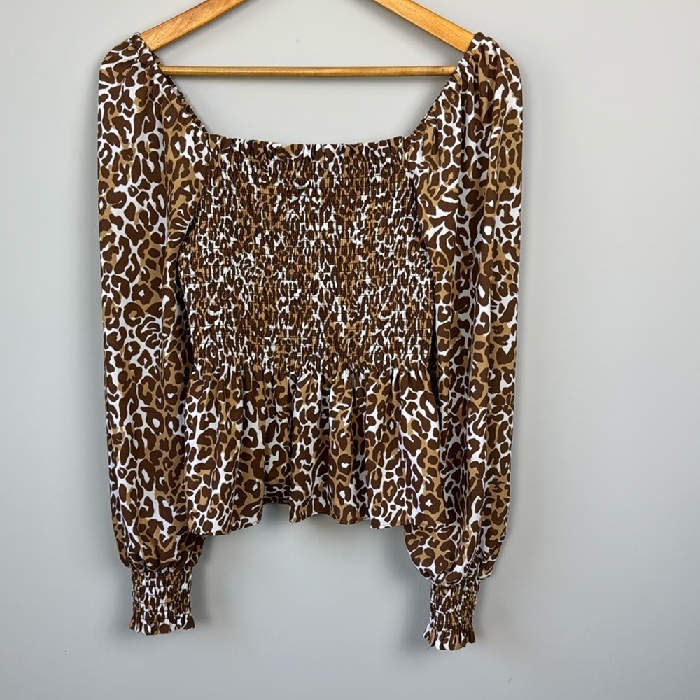 Lilly Pulitzer Demi Smocked Top. My Favorite Spot. Size Small.